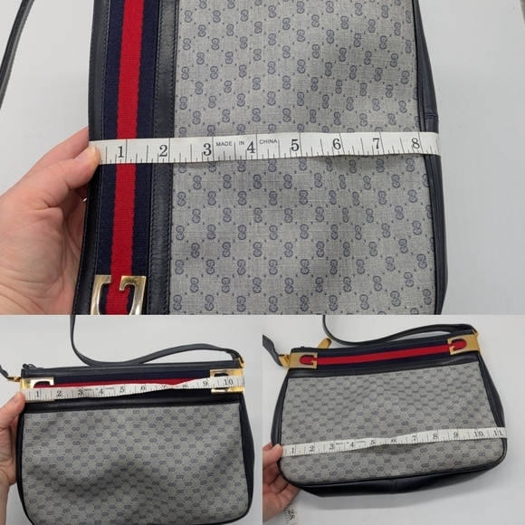 Gucci Vintage Ophidia 1970/80 mini GG canvas & leather shoulder bag - Picture 14 of 15